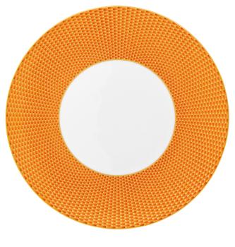 Assiette à  diner orange - Raynaud